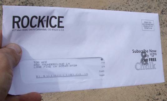 free chalk (½ pound!) when you subscribe