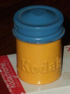 the yellow can is nonferrous but the blue lid is steel