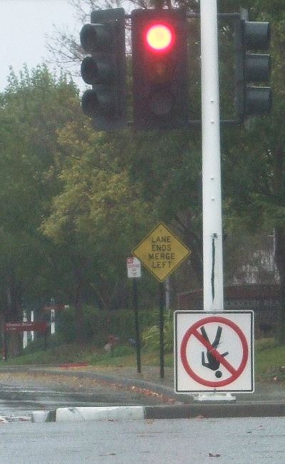 no walking upside down in the rain on the nineteenth