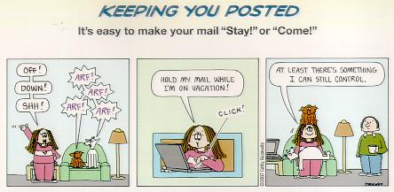 USPS cartoon, ©2007 Cathy Guisewite